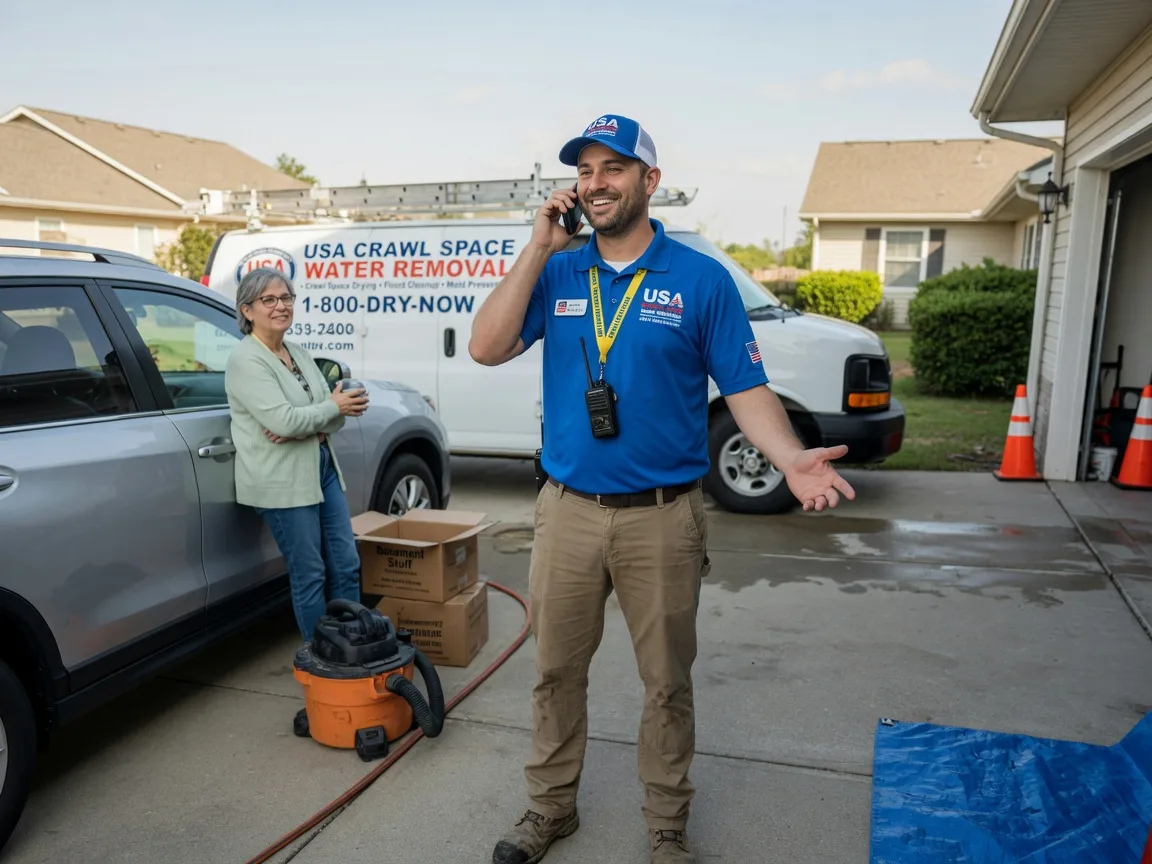 Crawl Space Water Removal Cameron, IL FAQs